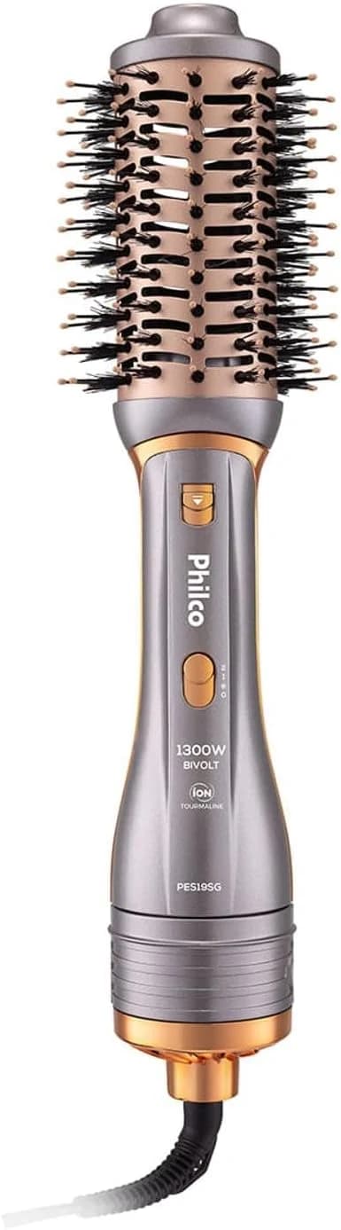Escova Secadora Philco PES19SG 3 acessórios 1300W