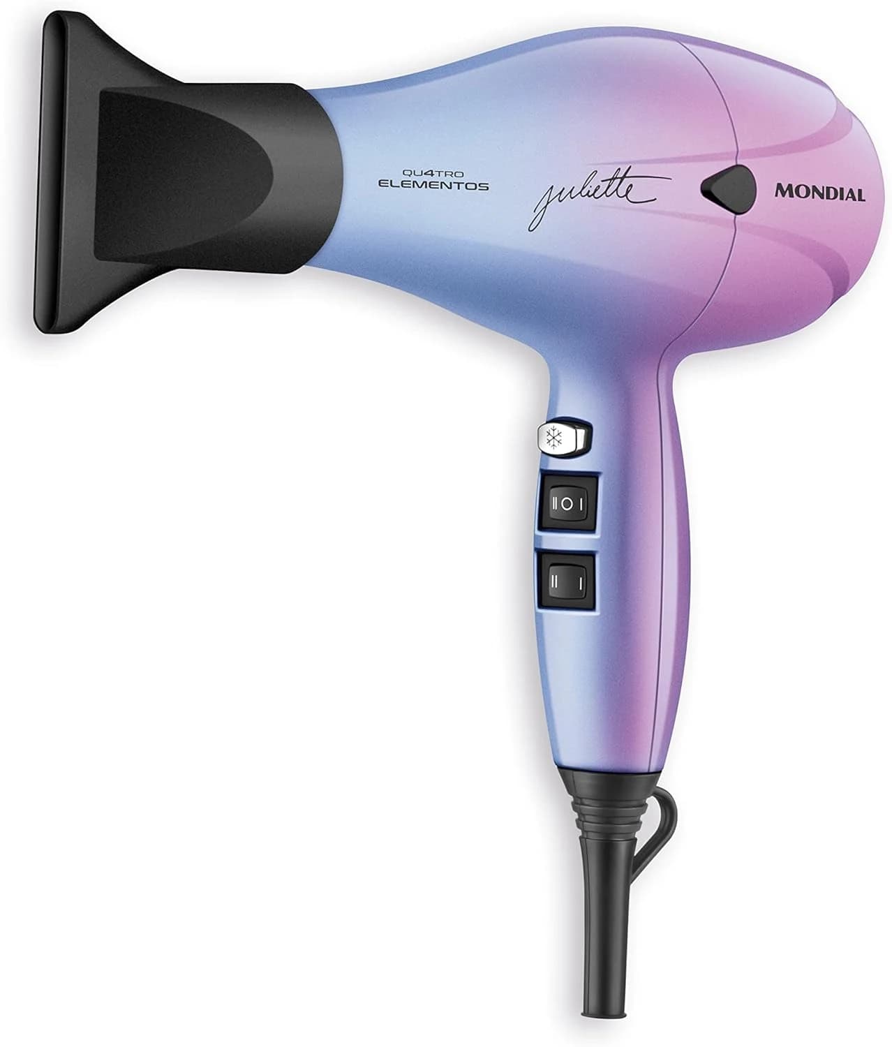 Secador de Cabelo By Juliette, Mondial, Azul/Rosa, 2000W, 110V - SCP-JU-03