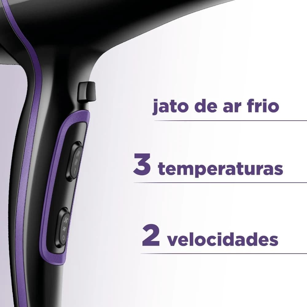 Secador de Cabelos, Mondial, Preto, 2000W, 127V - SCN-01