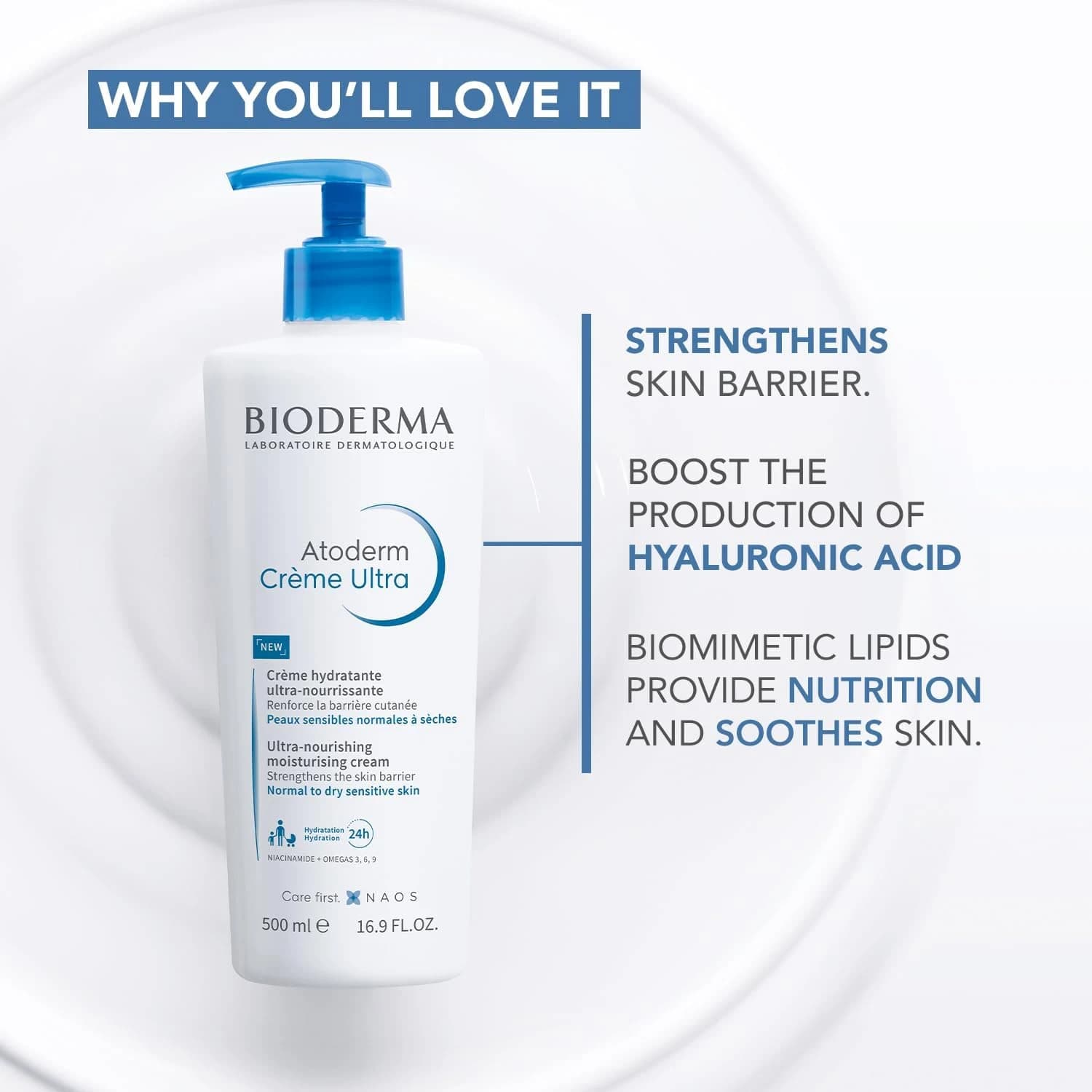 BIODERMA Atoderm Creme Ultra 500ml