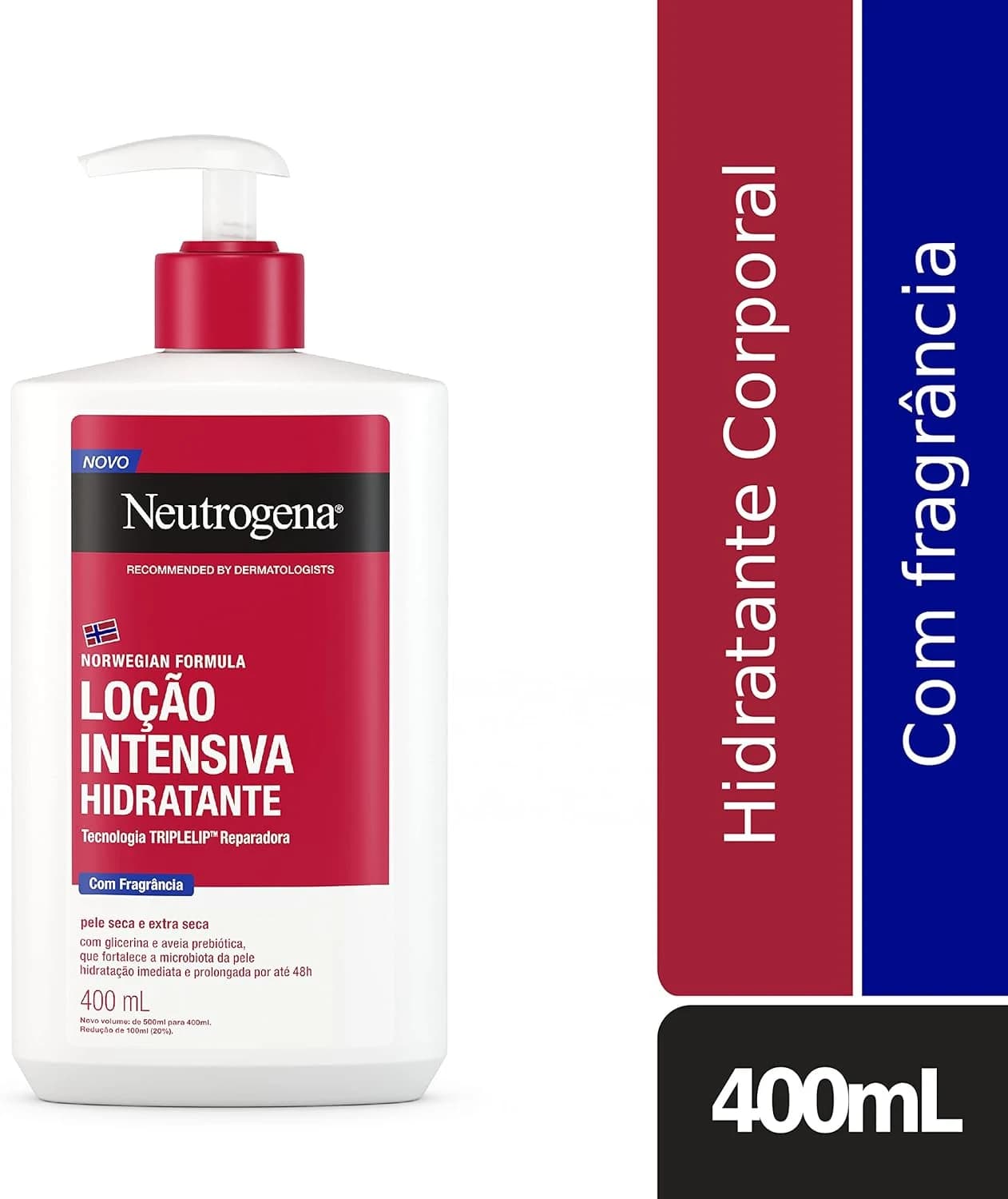 Hidratante Corporal Neutrogena Norwegian Formula Intensivo com Fragrância 400ml