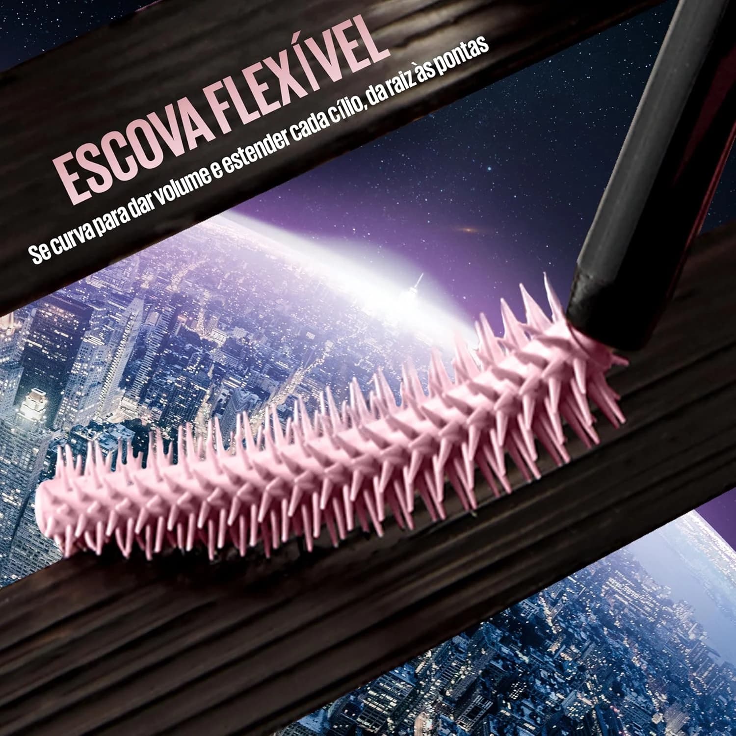 Maybelline Ny Máscara de Cílios Lash Sensational Sky High À Prova D'Água, Preto 7,2ml
