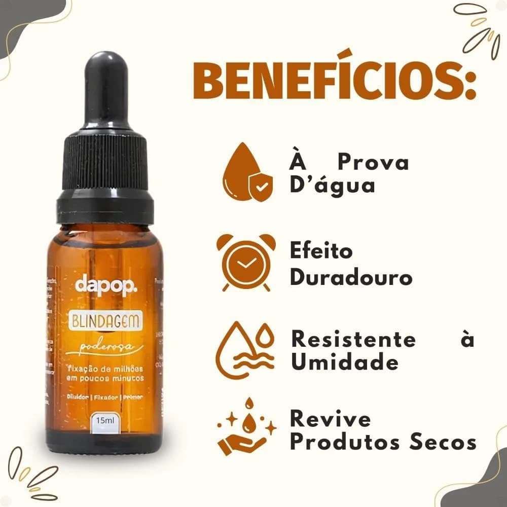 Fixador de Maquiagem Blindagem Poderosa Dapop 15ml