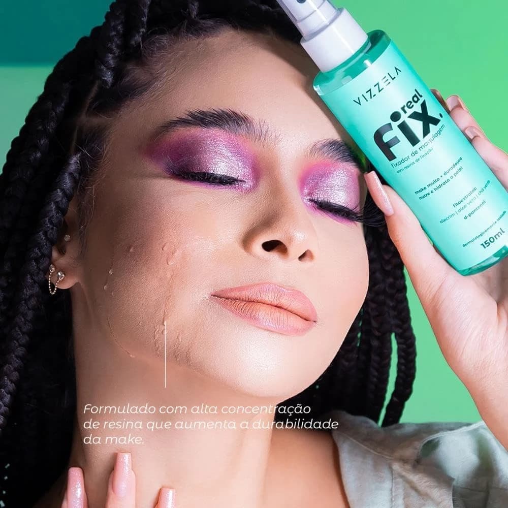 Fixador de Maquiagem Real Fix - 150ml - VZ-57 - Vizzela