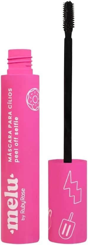 MÁSCARA PARA CÍLIOS PEEL OFF MELU RR515 SELFIE RUBYROSE