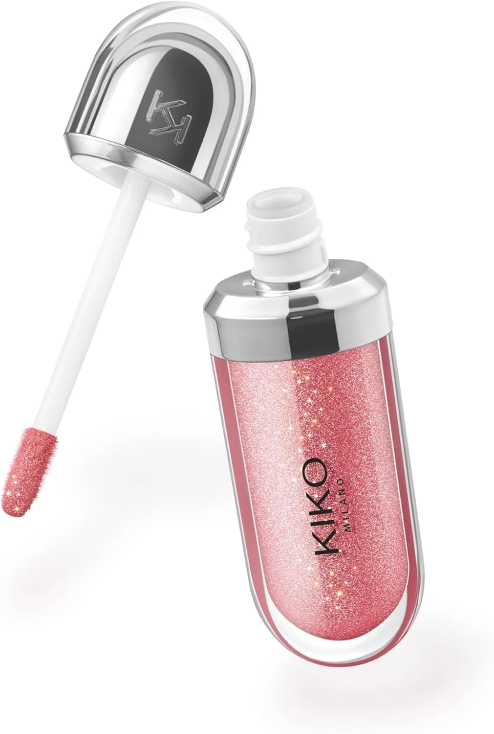 KIKO MILANO, 3D Hydra Lipgloss, Gloss Hidratante, Efeito 3D, Extrato de Bidens, Cor -17 Pearly Mauve