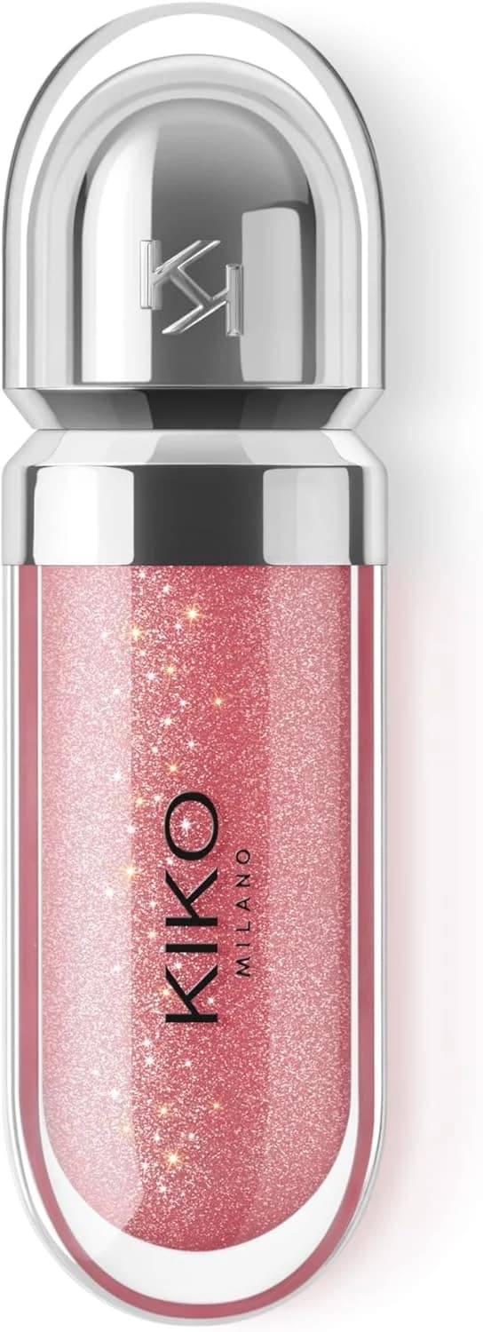 KIKO MILANO, 3D Hydra Lipgloss, Gloss Hidratante, Efeito 3D, Extrato de Bidens, Cor -17 Pearly Mauve