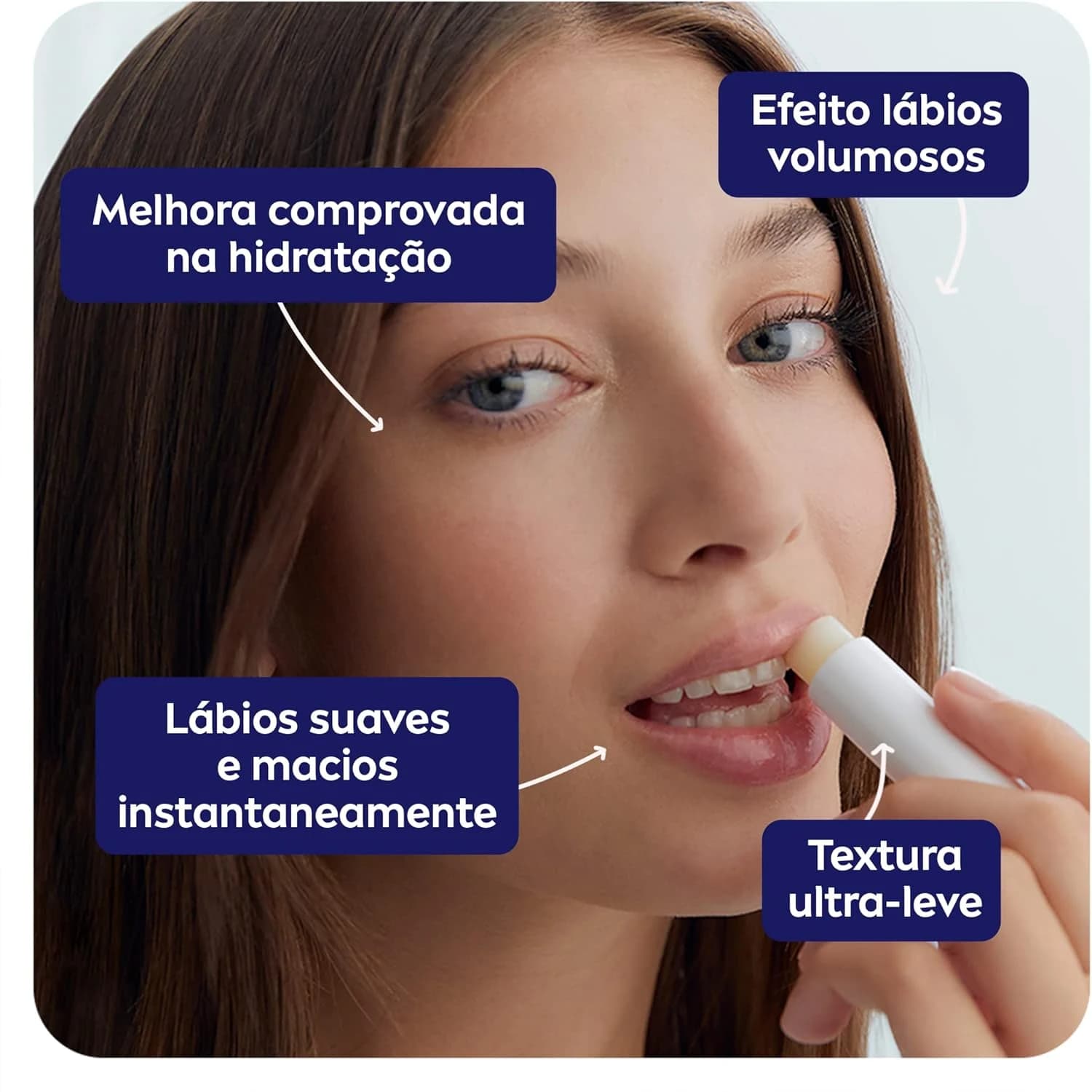 NIVEA Hidratante Labial Ultra Hialurônico 5,2g