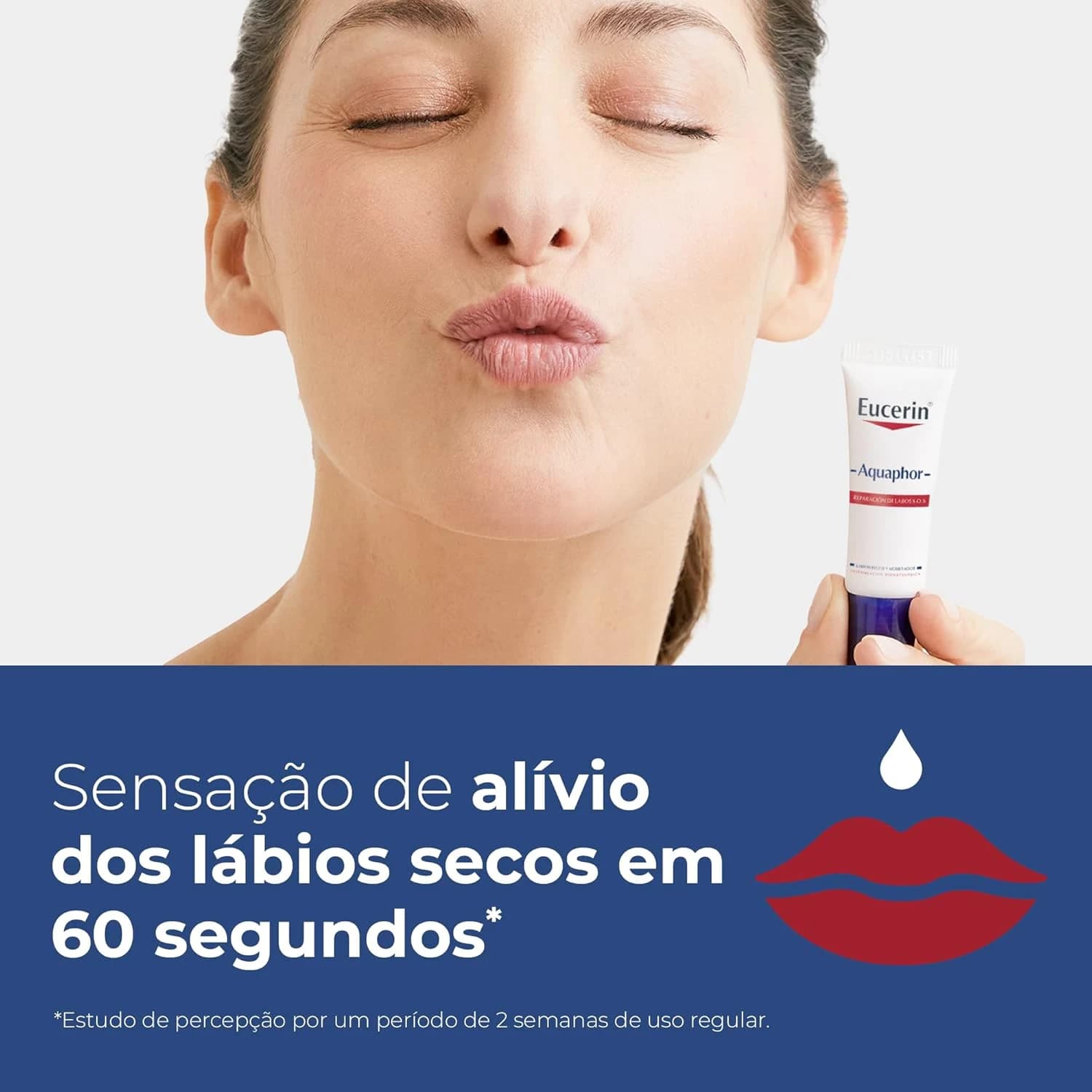 EUCERIN Aquaphor Reparador Labial 10ml - Repara e protege os lábios ressecados