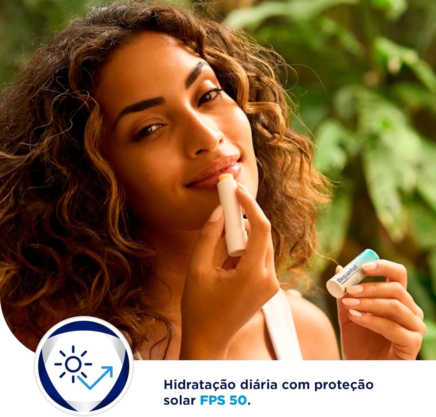 Bepantol Derma Protetor Labial Diário, Hidratante Labial FPS 50, 4,5g