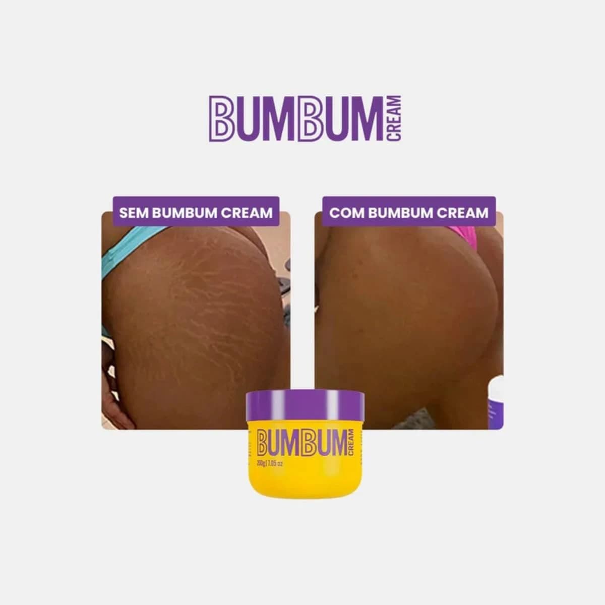 Beleza Brasileira Creme Hidratante Corporal Bumbum Cream 200g