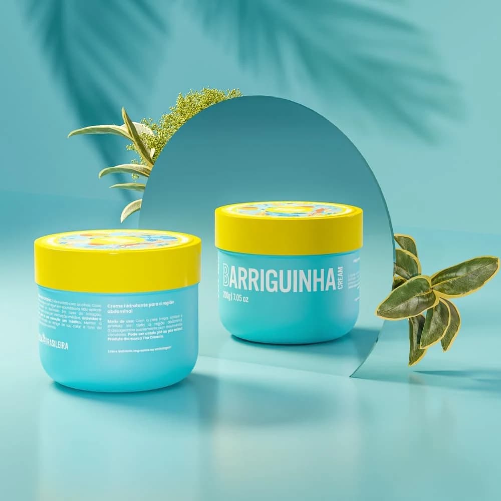 Beleza Brasileira Barriguinha Cream Creme Firmador e Redutor de Medidas, Celulites e Flacidez.