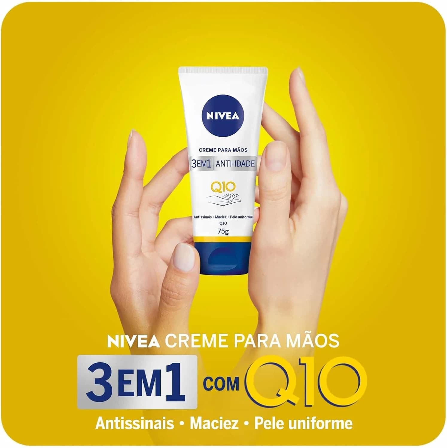 NIVEA Creme para Mãos Q10 Plus Reparação 75g