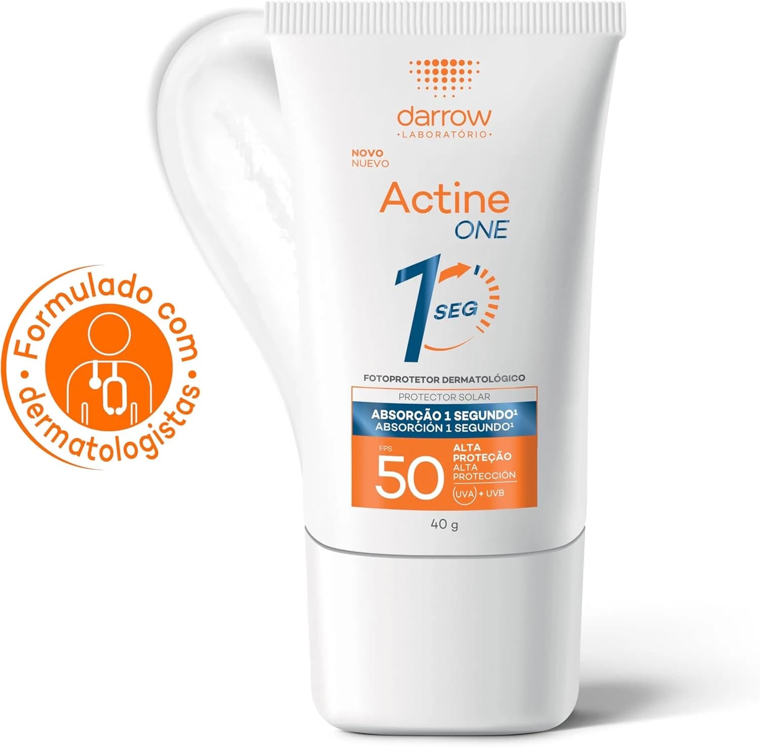 Darrow Actine One Protetor Solar Facial FPS50, 40g
