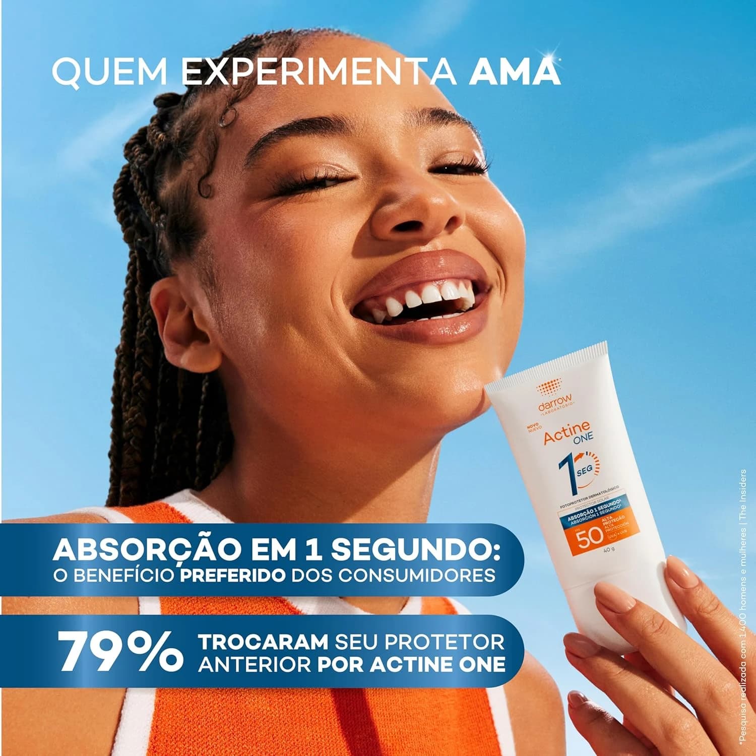 Darrow Actine One Protetor Solar Facial FPS50, 40g