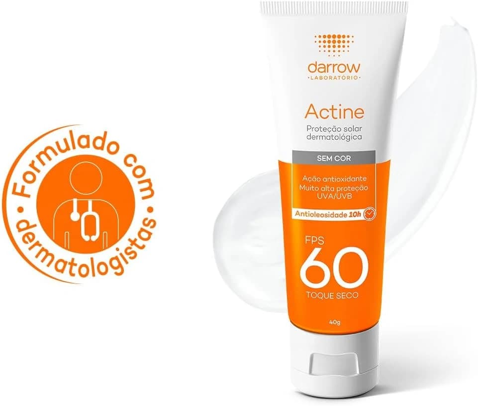 Darrow Actine Protetor Solar Dermatológico FPS 60, 40g