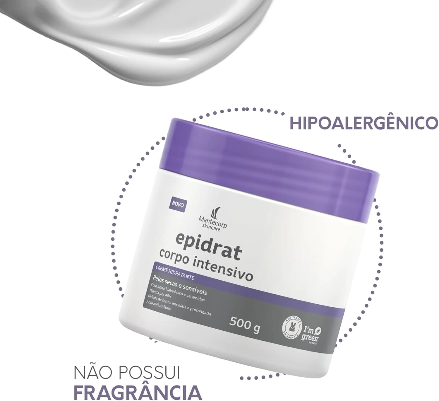 Creme Hidratante Epidrat Corporal Intensivo - 500g