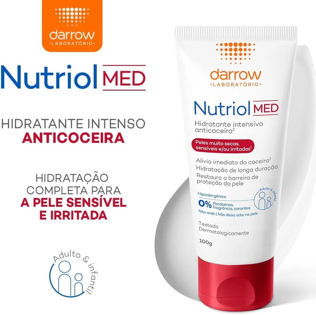 Darrow Nutriol Med Loção Hidratante Dermatológico, 100g