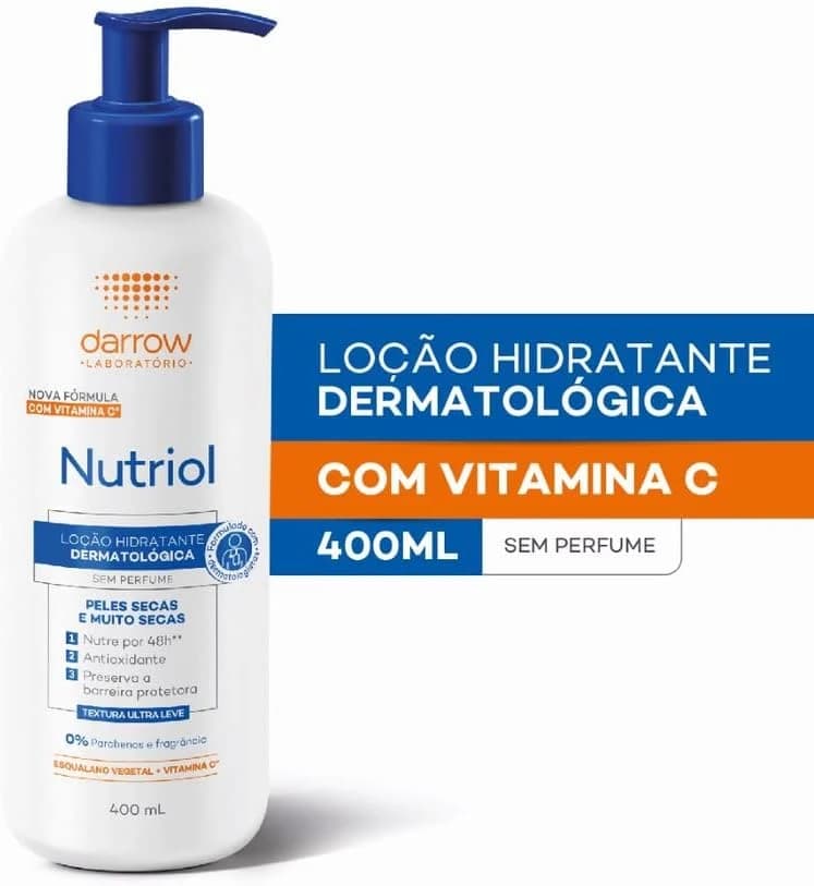 Darrow Nutriol Loção Hidratante - Sem Perfume 400ml
