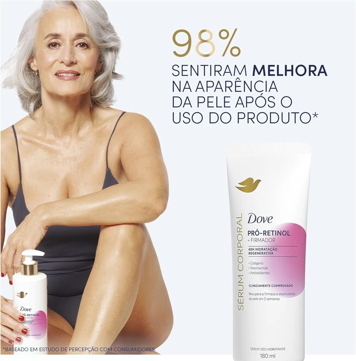 Dove Sérum Hidratante Corporal Pró-Retinol + Firmador 180ml