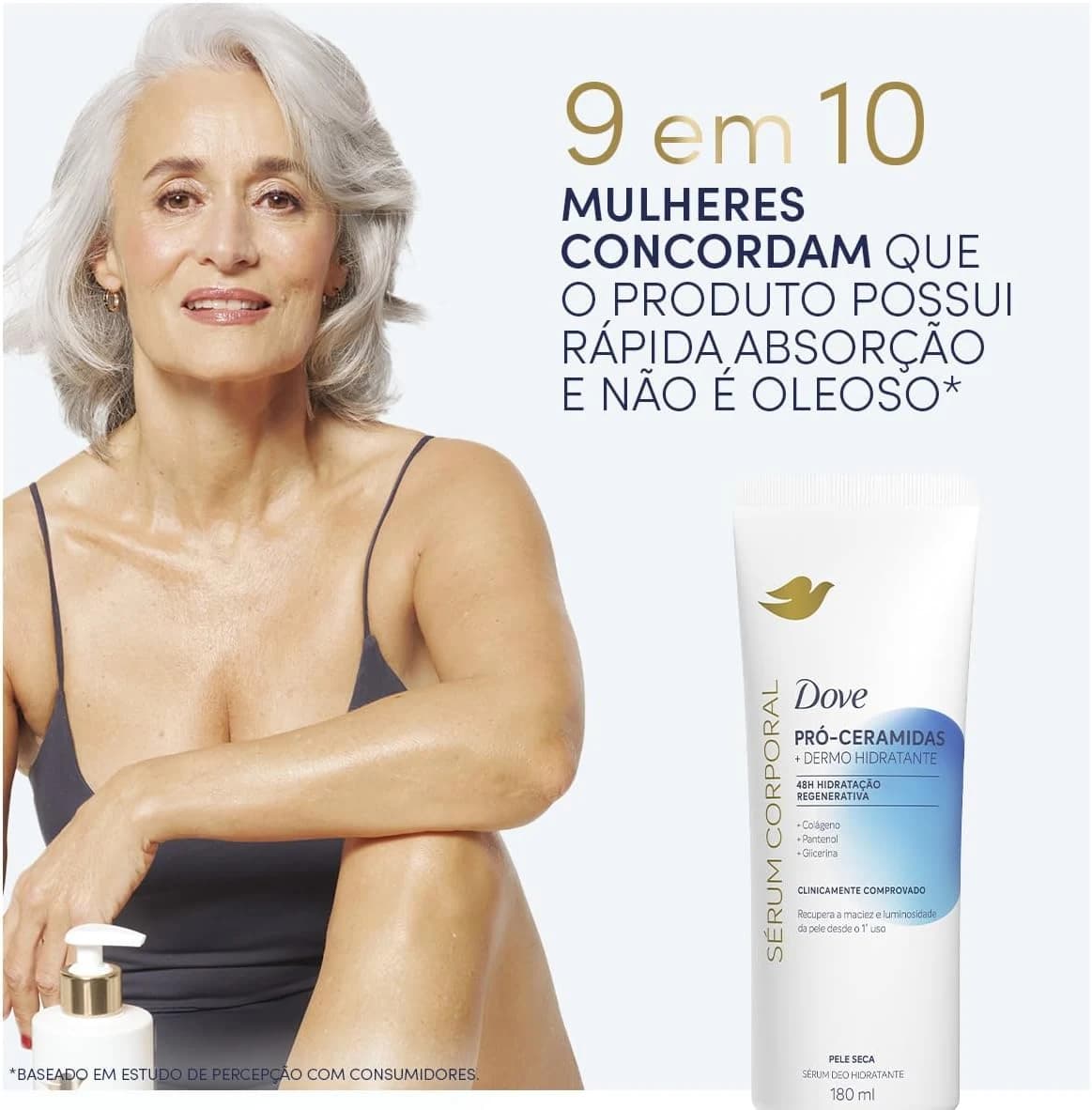 Dove Sérum Hidratante Corporal Pró-Ceramidas + Dermo Hidratante 180ml