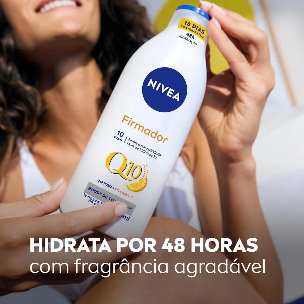 NIVEA Loção Hidratante Firmador Q10 + Vitamina C Todos os Tipos de Pele 400ml