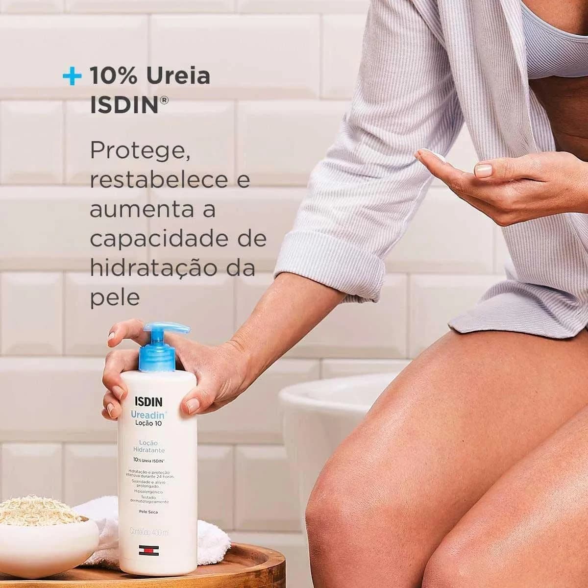 Kit Loção Hidratante Corporal Isdin Ureadin 10% Ureia 400ml