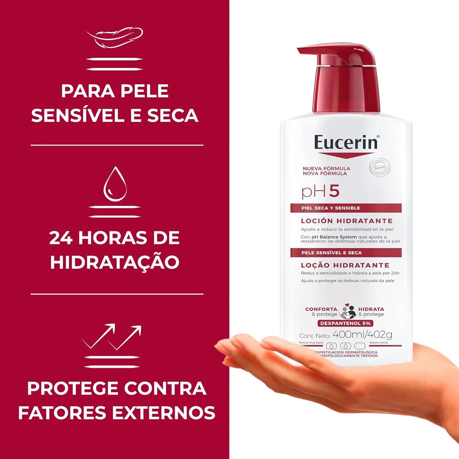 EUCERIN Loção Hidratante Corporal pH5 400ml