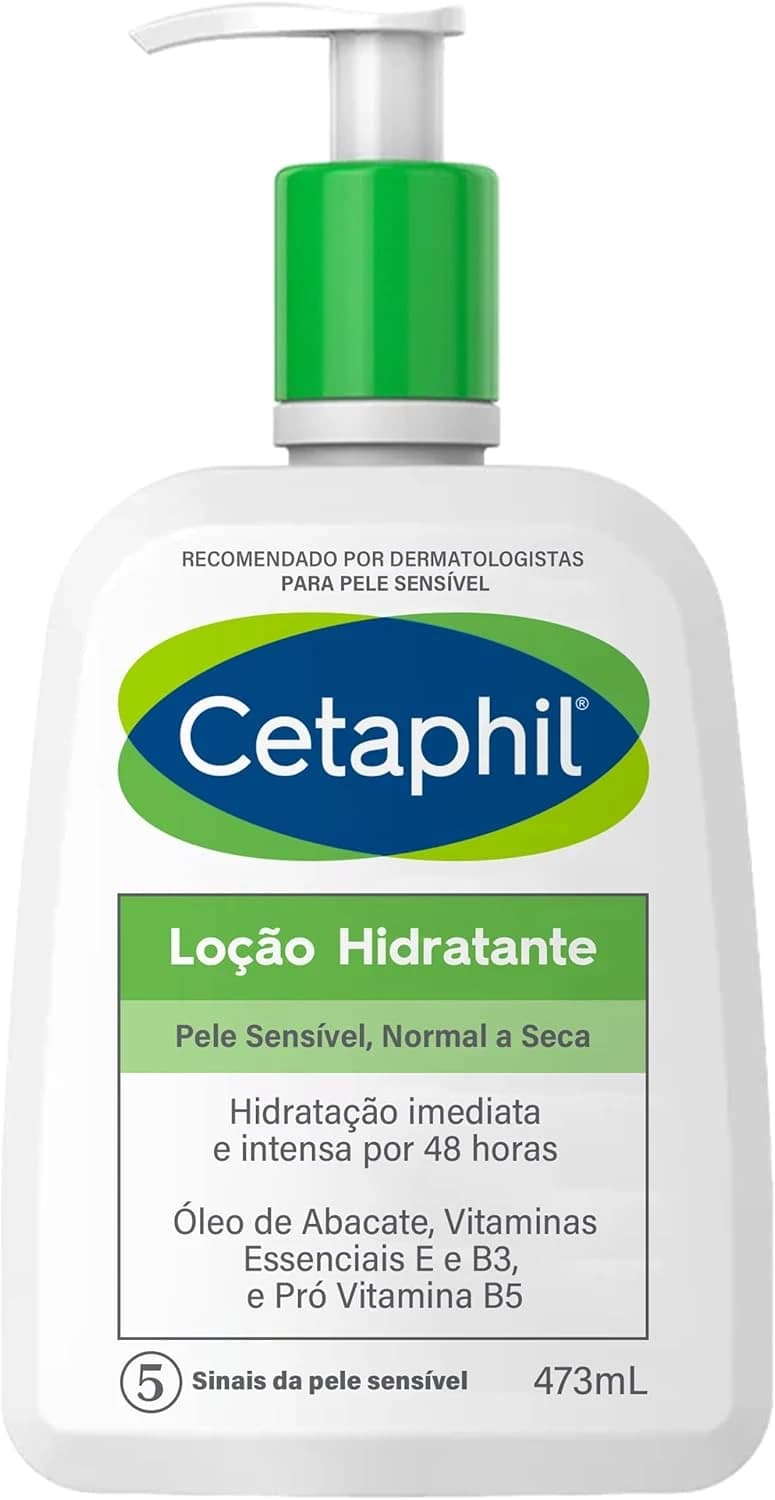 KIT COMPRE GANHE CETAPHIL LOÇÃO HIDRA 473ML + LOÇÃO LIMPEZA 120ML