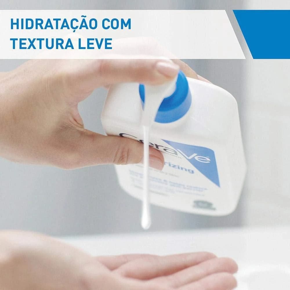 CeraVe, Loção Hidratante Corporal, com textura Fluida e Ácido Hialurônico 473g