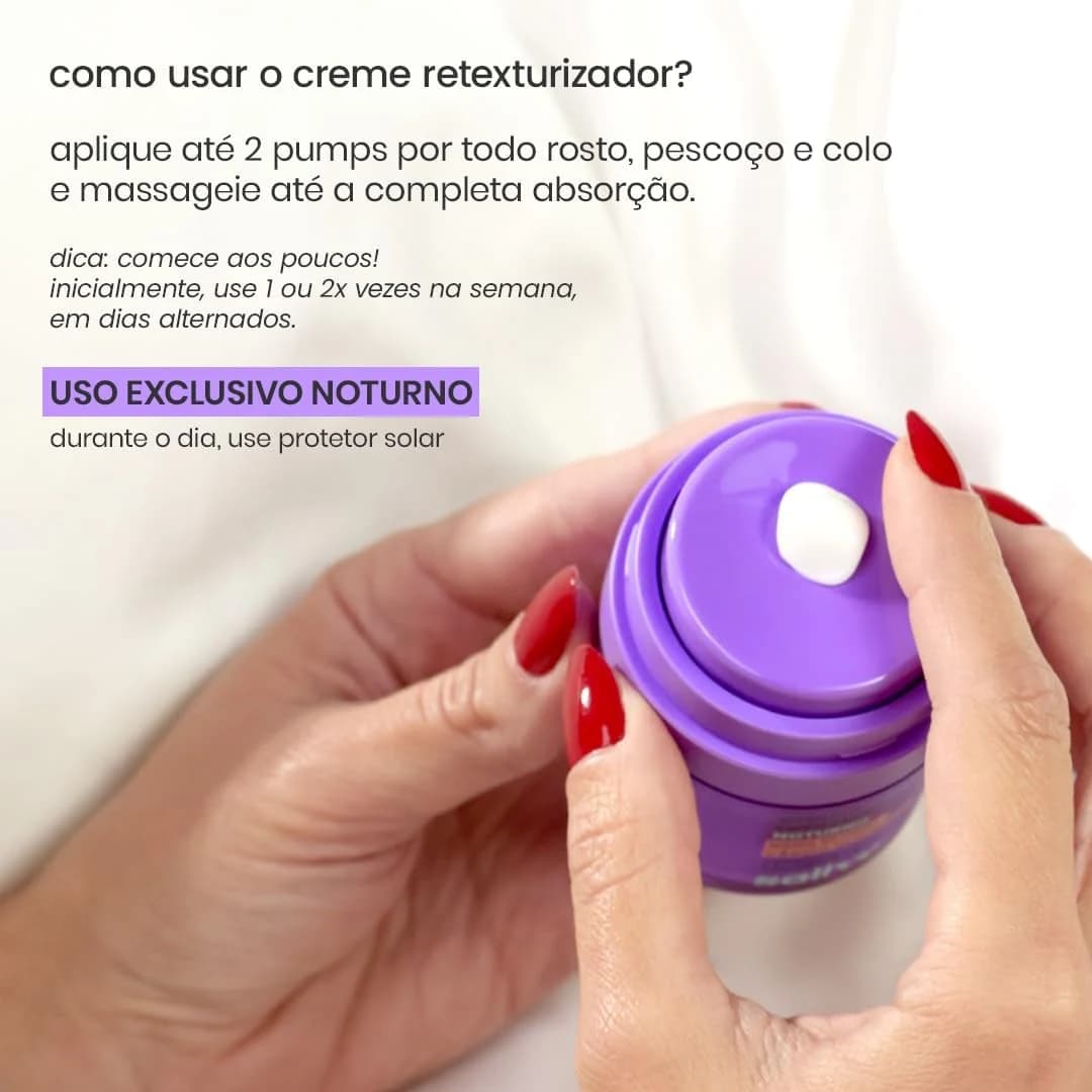 Sallve Creme Retexturizador Noturno 30g