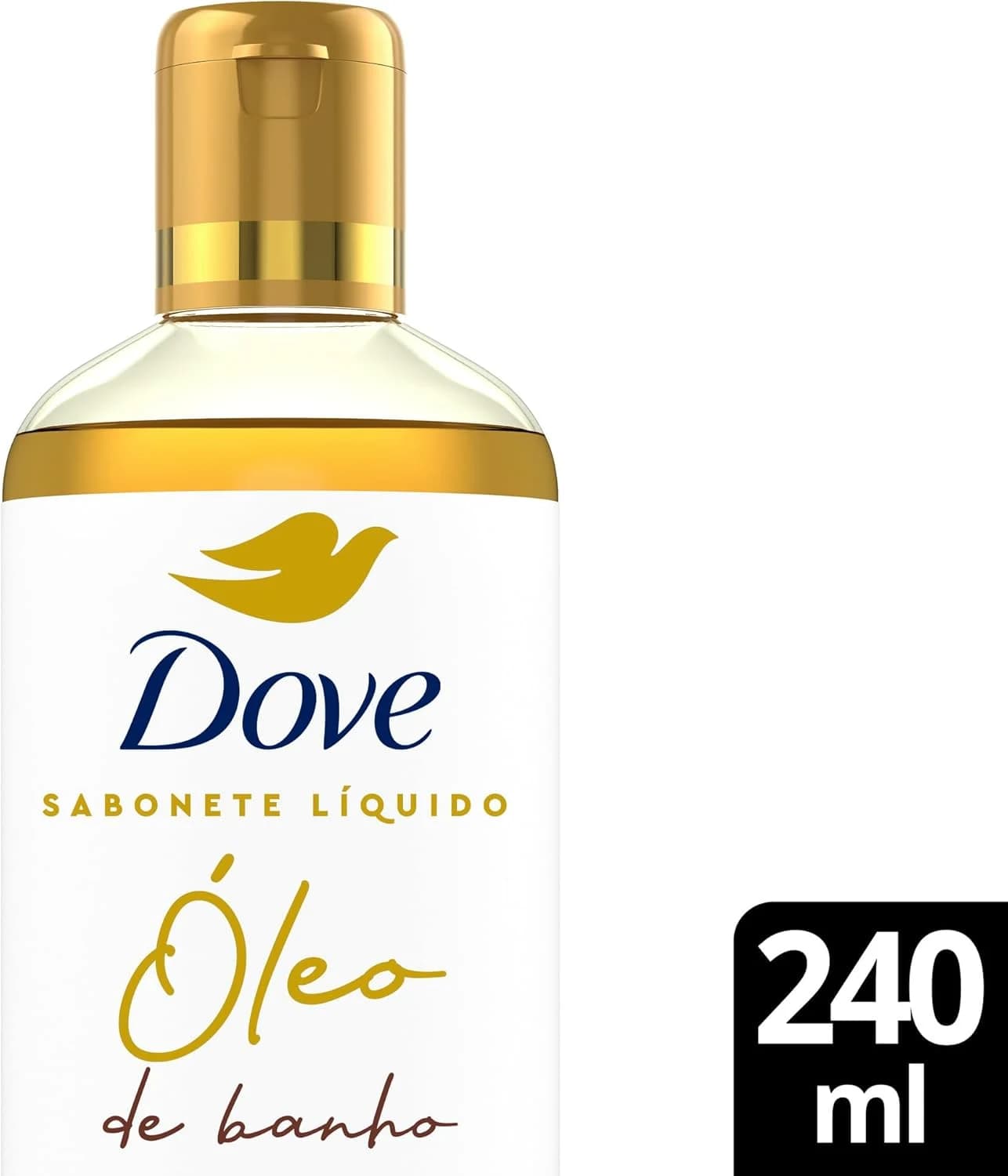 Dove Óleo de Banho Hidratação Intensa e Limpeza Delicada 240 ml