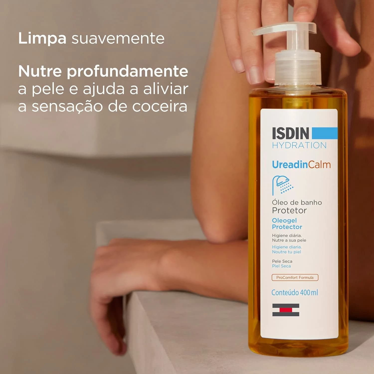 ISDIN Óleo de Banho Ureadin Calm OleoGel - 400ml