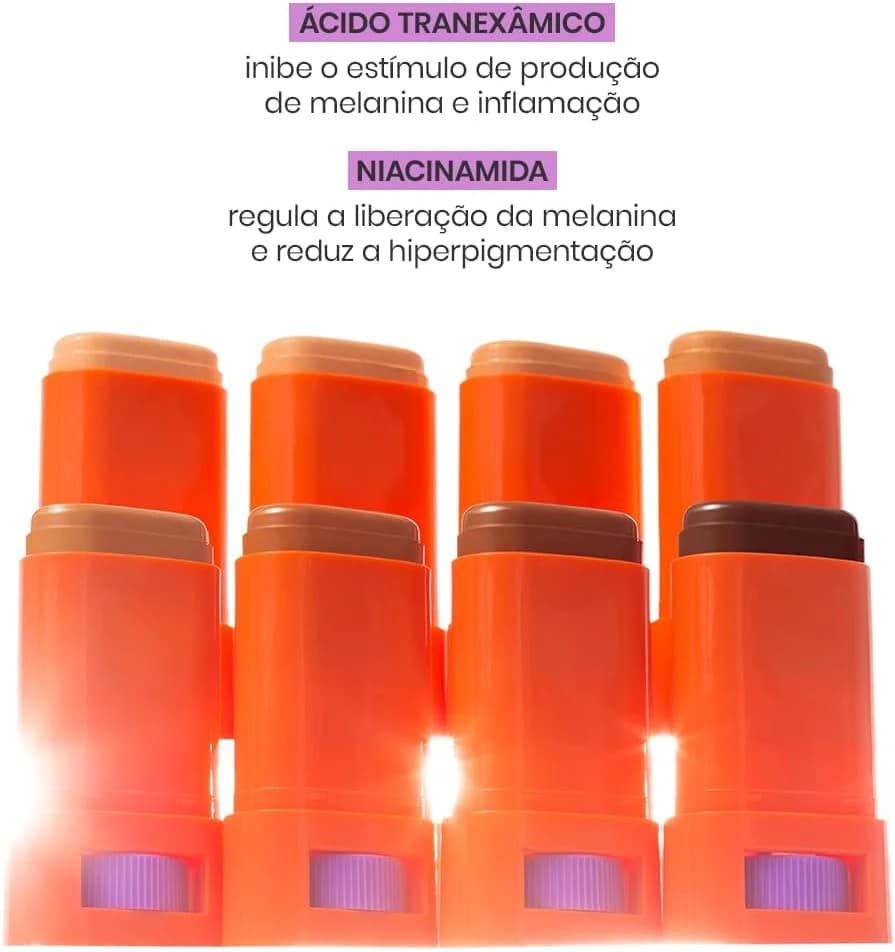 Sallve Protetor Solar Bastão Antimachas FPS 90 com Cor 2-15g