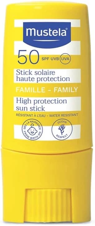 Mustela Protetor Solar Stick FPS 50 9ml - Filtro solar facial bastão