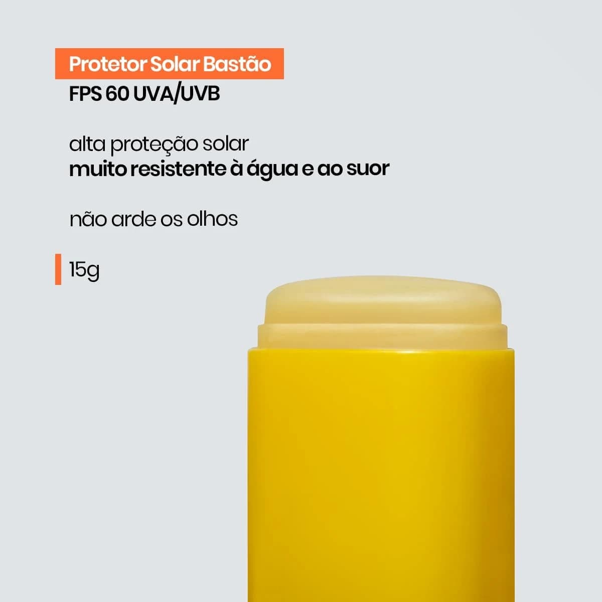 Sallve Protetor Solar em Bastão FPS60 15g