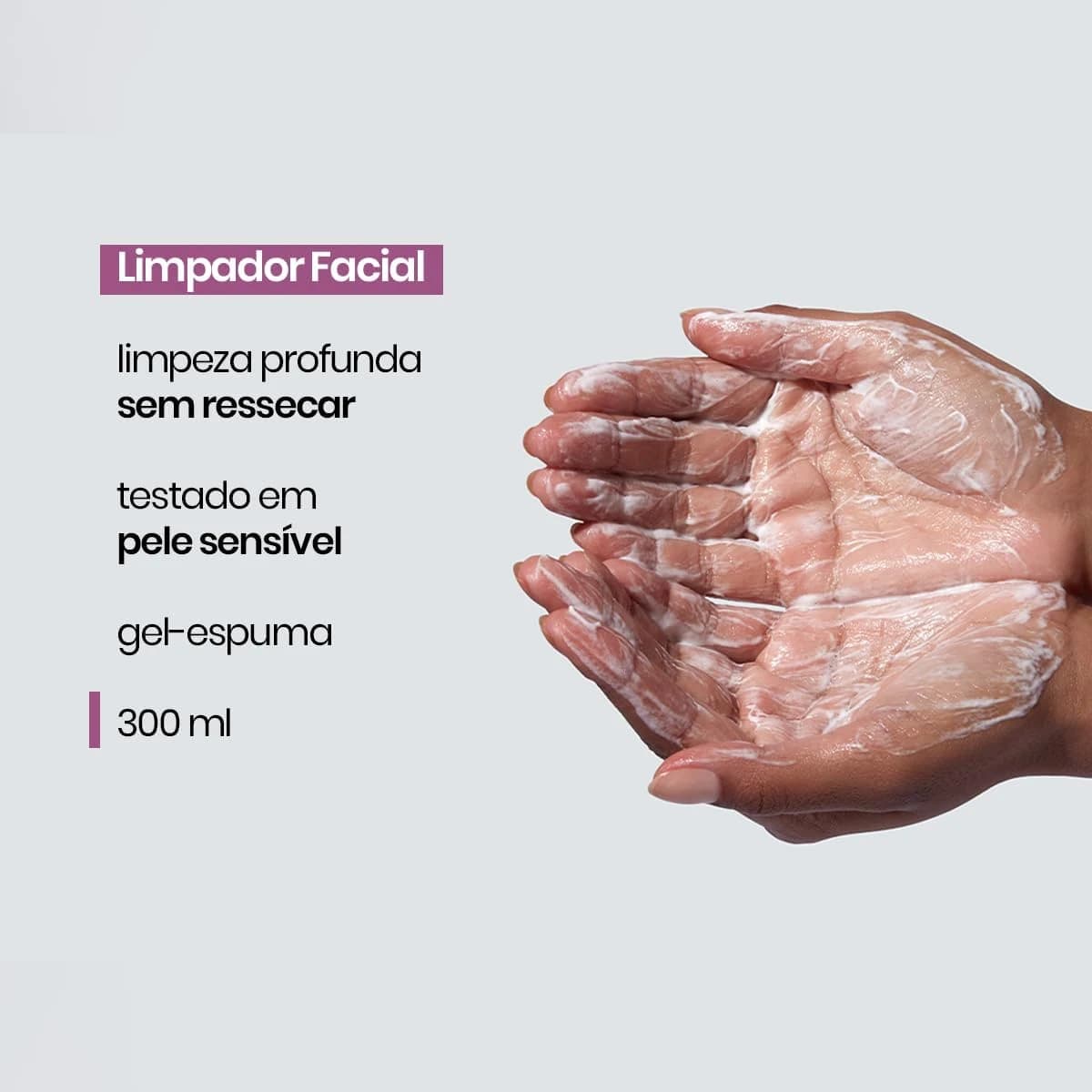Sallve Limpador Facial 300Ml - Niacinamida Extrato De Moringa