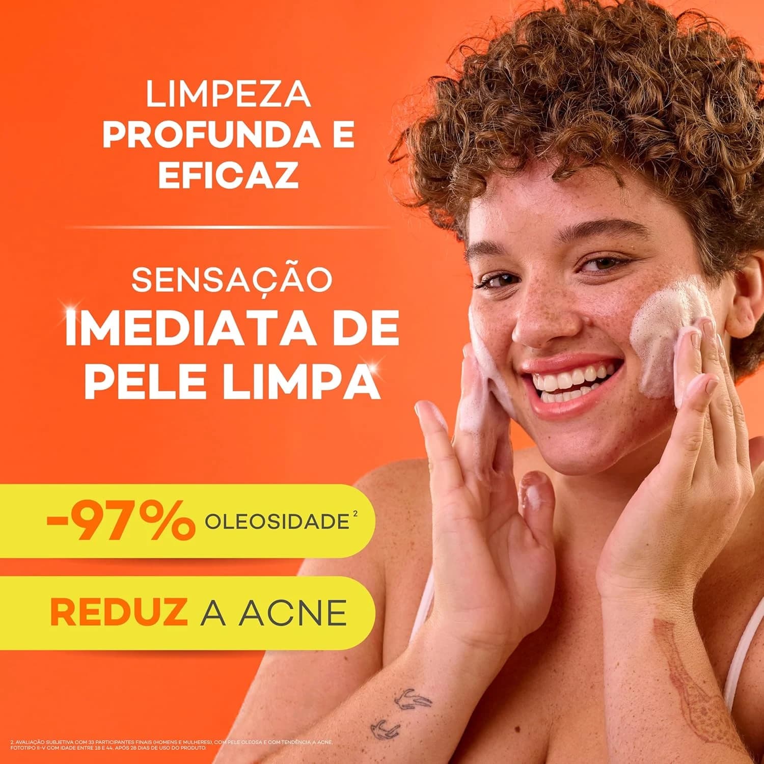 Darrow Actine Gel de Limpeza Facial com Ácido Salicílico, Vitamina C e Lactato de Mentila, 400g