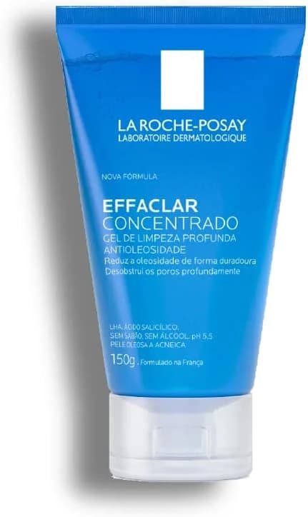La Roche-posay Effaclar Gel Concentrado. Ácido Salicílico, LHA, PCA de Zinco. 150ml