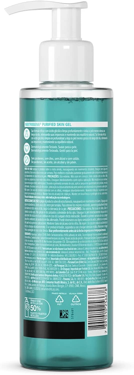 Neutrogena Gel de Limpeza Facial Purified Skin, 300g