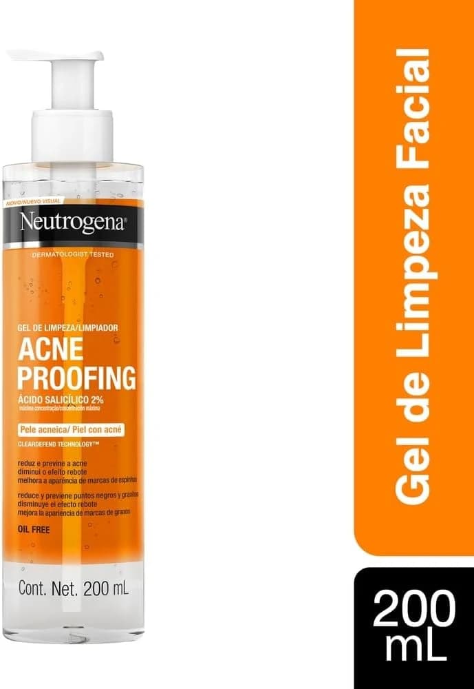Neutrogena Gel de Limpeza Acne Proofing, 200ml