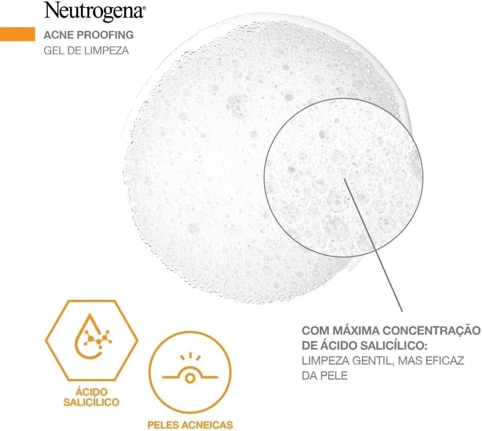 Neutrogena Gel de Limpeza Acne Proofing, 200ml