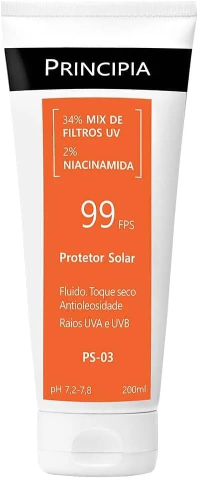 PRINCIPIA, Protetor Solar Corporal FPS 99,PS-03 com 200ml