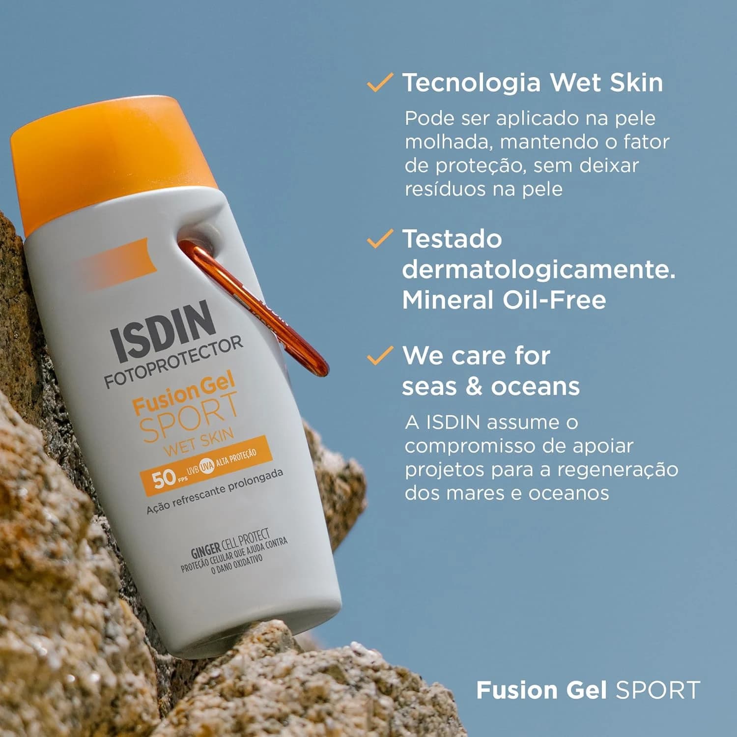 ISDIN Protetor Solar Corporal Fusion Gel Sport FPS 50 – 89,5g
