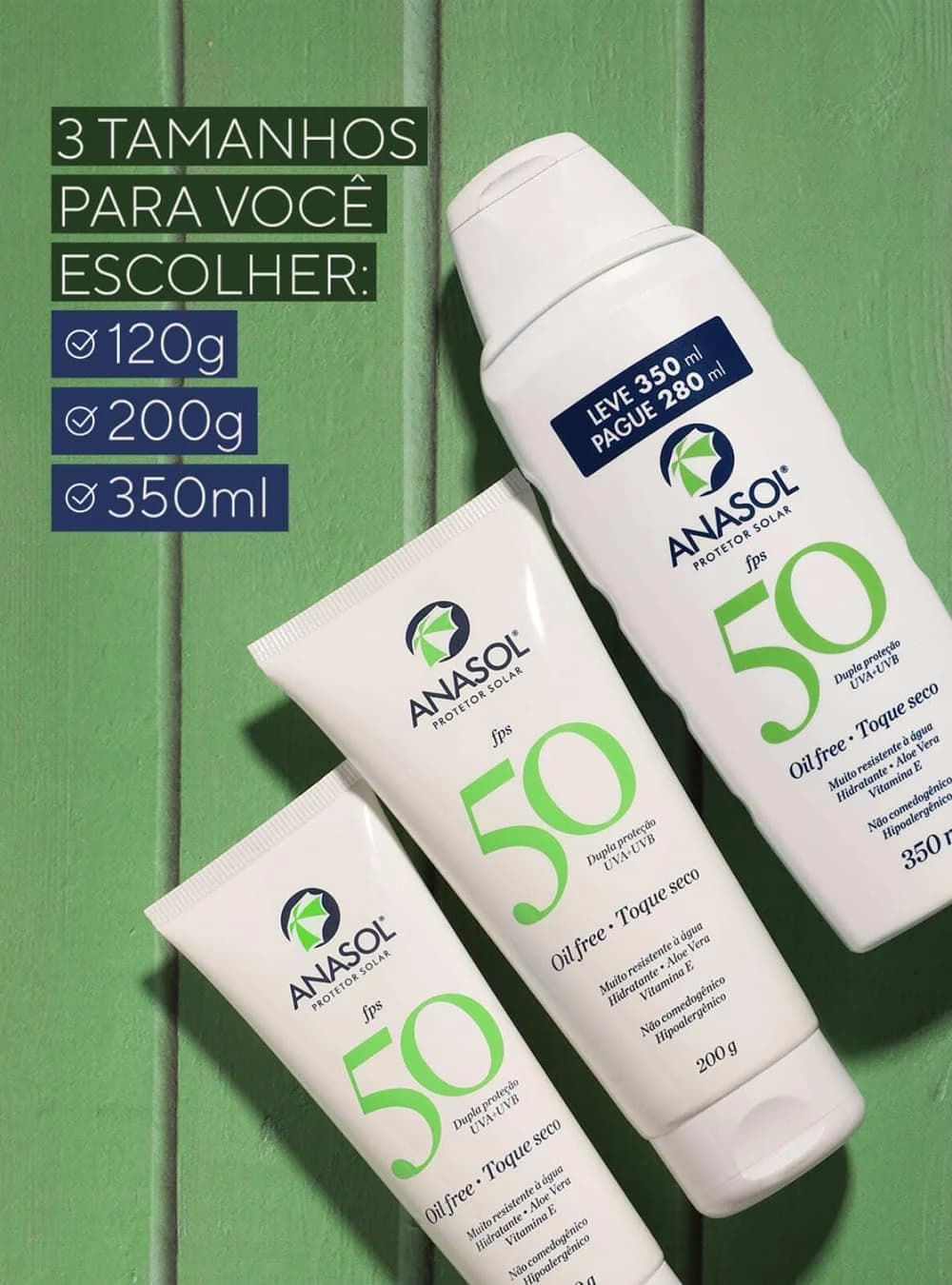 Anasol Protetor Solar Loção FPS 50 200g
