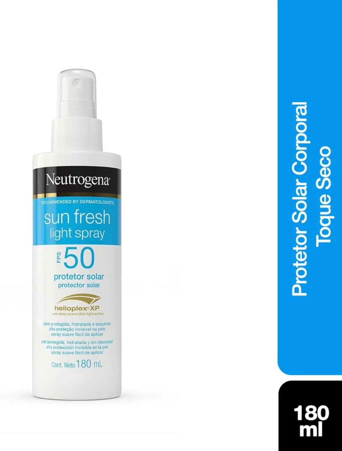 Neutrogena Protetor Solar Corporal Spray FPS 50,180ml