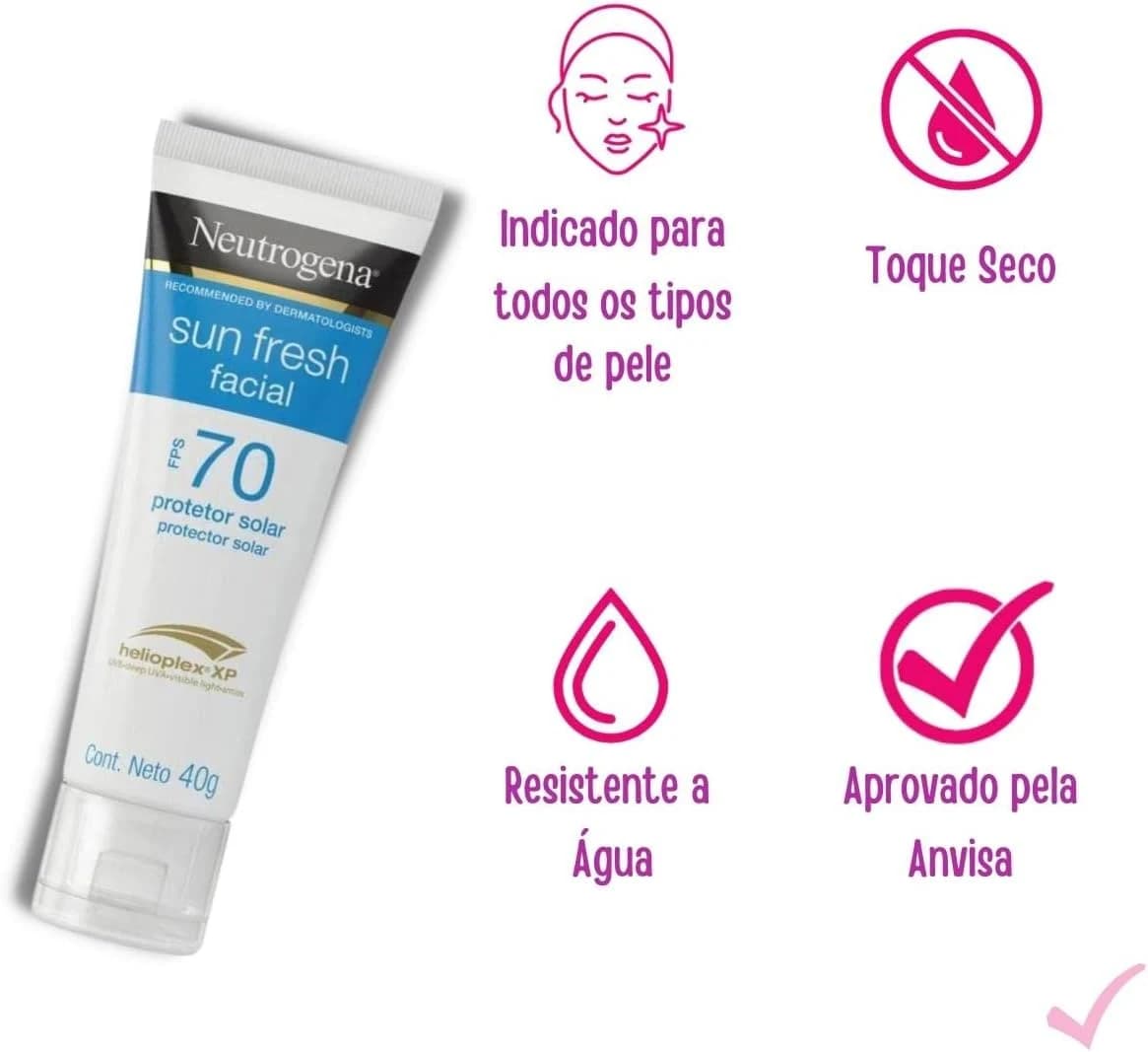 Neutrogena Promopack Corporal Fps70 200ml E Neutrogena Sun Fresh Facial Fps70 40g