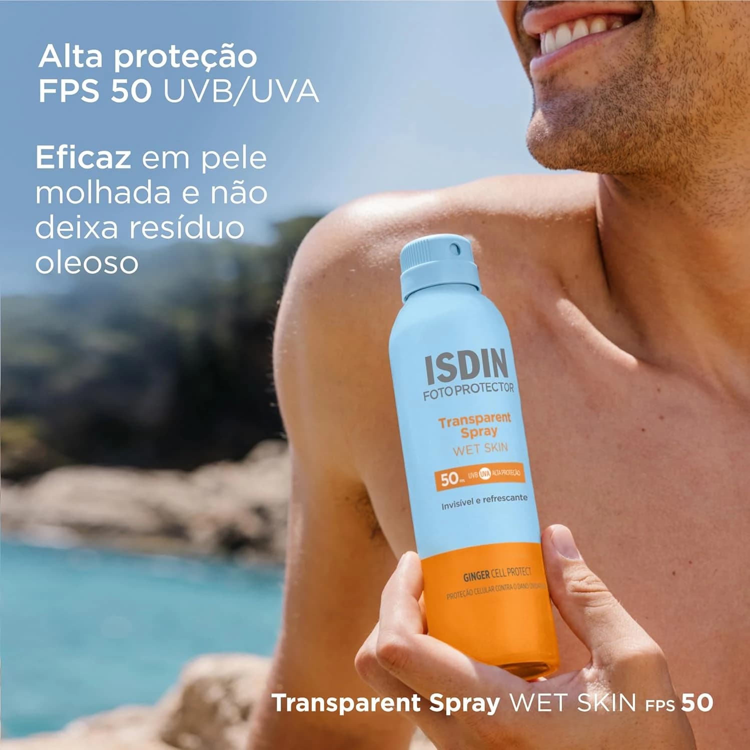 ISDIN Protetor Solar Corporal Transparent Spray FPS 50-250ml