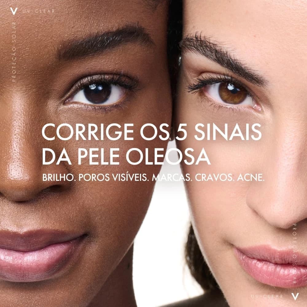 Vichy, Capital Soleil UV-Clear, Protetor Solar Facial, Sem Cor, FPS60, 40G