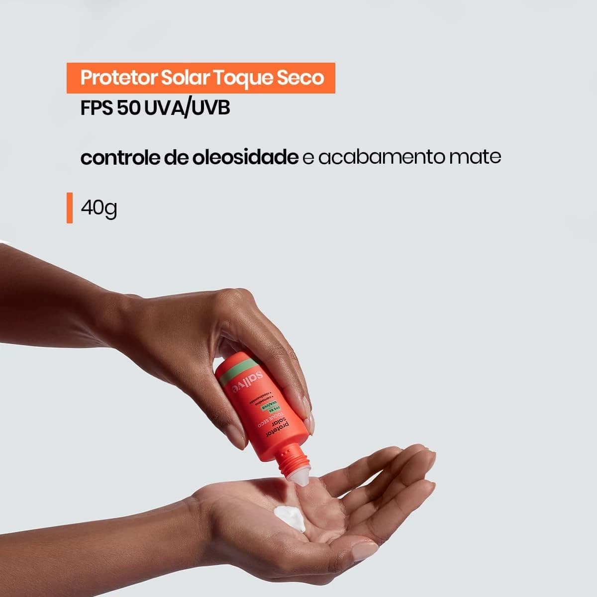 Sallve Protetor Solar Toque Seco Fps50 40G